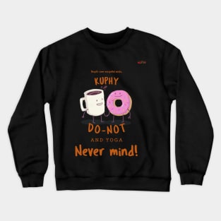 Coffee Yoga Crewneck Sweatshirt